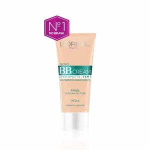 15366321546-7899706179560.jpg Base BB Cream Loréal Paris Efeito Matte Cor Média FPS 50 Com 30ml