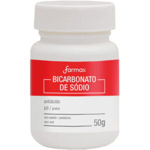 Bicarbonato de Sódio Pó Com 50g Farmax