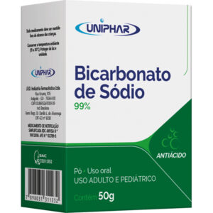 Bicarbonato de Sodio Pó Com 50g Uniphar