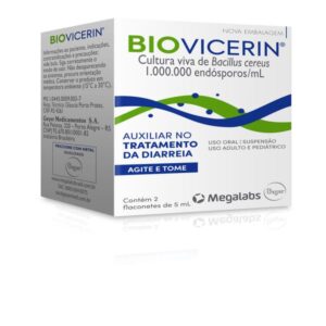 Biovicerin Suspensão Oral Com 2 Flaconetes de 5ml Cada Geyer