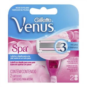 Carga para Aparelho de Depilar Gillette Venus Spa Com 2 Unidades