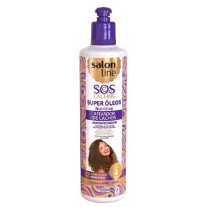 Ativador de Cachos Salon Line SOS Super Óleos Com 300ml