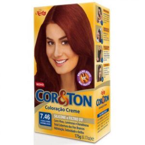 Tintura Cor e Ton Niely 7.46 Louro Cobre Avermelhado