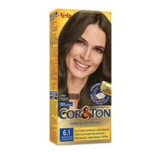 Tintura Cor e Ton Niely 6.1 Louro Escuro Acinzentado