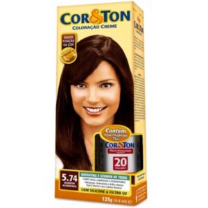 Tintura Cor e Ton Niely 5.74 Marrom Acobreado