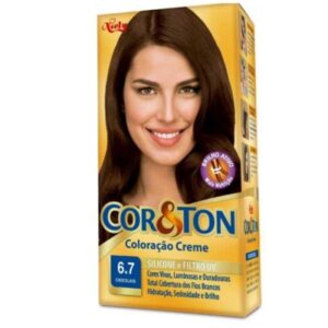Tintura Cor e Ton Niely Kit 6.7 Marrom Chocolate