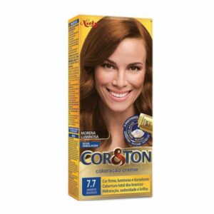 Tintura Cor e Ton Niely Kit 7.7 Marrom Dourado