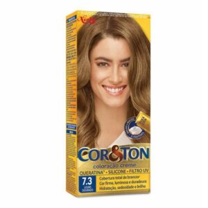 Tintura Cor e Ton Niely Kit 7.3 Louro Dourado