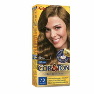 Tintura Cor e Ton Niely Kit 7.0 Louro Medio