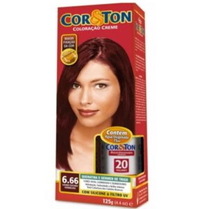 Tintura Cor e Ton Niely 6.66 Louro Escuro Vermelho