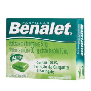 Benalet Sabor Menta Com 12 Pastilhas Johnson e Johnson