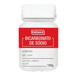 Bicarbonato de Sódio 100% Pó Com 100g Farmax