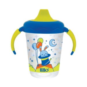 Caneca Antivazamento Aprendizado Lillo Magia Azul 207ml