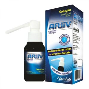 Aftliv Rosa Rubra 100mg/ml Solução Oral Com 25ml Natulab