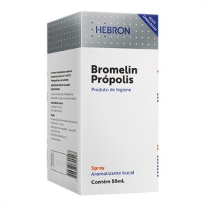 Bromelin Própolis Spray Com 50ml Hebron