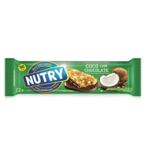 Barra de Cereal Nutry Coco com Chocolate Com 22g