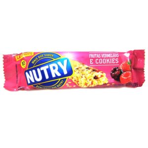 Barra de Cereal Nutry Frutas Vermelhas e Cookies Com 22g