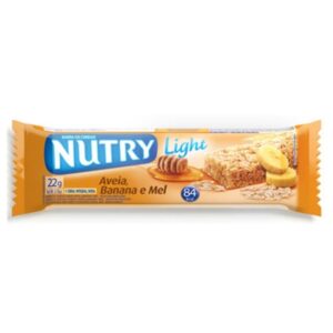 Barra de Cereal Nutry Sabor Aveia Banana e Mel Com 22g