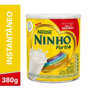 Leite em Pó Instantâneo Forti+ Ninho Lata Com 380g