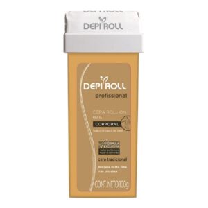 Cera Depilatória Depi-Roll Rollon Mel Refil Com 100g