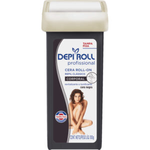 Cera Depilatória Refil DepiRoll Negra Com 100g