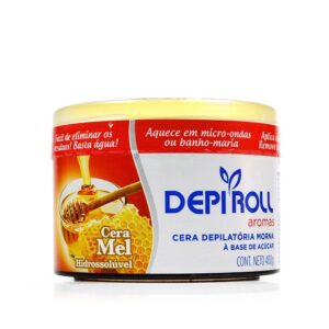 Cera Quente para Depilação Depi Roll Hidro Mel Com 400g