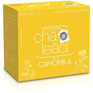 Cha de Camomila Cha Leão Api Nutre Com 10 Sachês