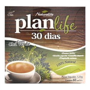 Chá Naturelife Planlife 30 Dias Com 60 Sachês