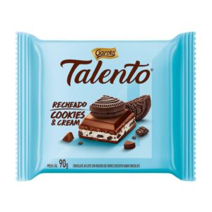 Chocolate Garoto Talento Recheado Cookies e Cream Com 90g