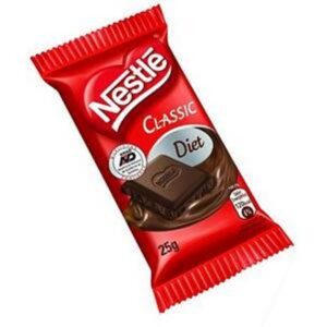 Chocolate Nestlé Classic Diet Com 25g