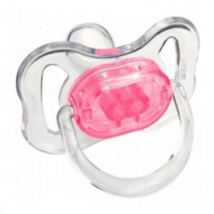 15366325525-7896000624222.jpg Chupeta Kuka Aquarela Silicone Rosa Redondo Tamanho 1 Ref 2422 Unidade