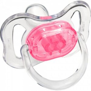 15366325584-7896000620125.jpg Chupeta Kuka Cristal Color Silicone Rosa Tamanho 1 Ref-2012 Unidade