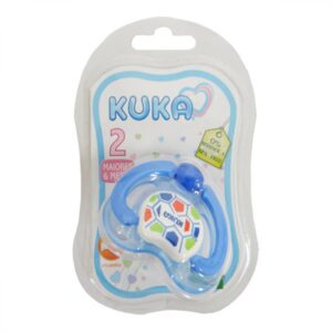 15366325640-7896000624864.jpg Chupeta kuka Ortodôntica Decorada Plus Azul Tamanho 2 Ref-2486 Unidade