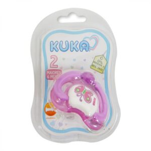 15366325653-7896000624871.jpg Chupeta kuka Ortodôntica Decorada Plus Rosa Tamanho 2 Ref-2487 Unidade