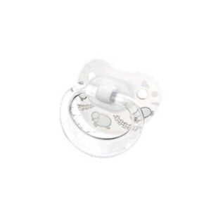 15366325695-7896000627469.jpg Chupeta Kuka Premium Branca Silicone Ortodôntico Tamanho 1 Unidade