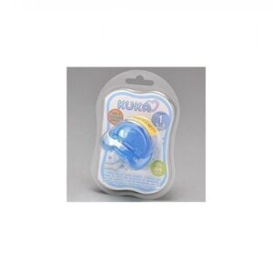15366325791-7896000627018.jpg Chupeta Kuka Soft Silicone Ortodôntica Azul Tamanho 1 Unidade