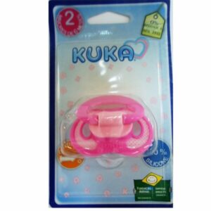 Chupeta Kuka Super Ventilada Ortodôntica Rosa Tamanho 2 Unidade