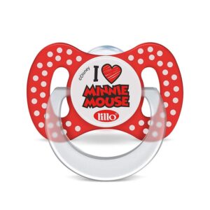 Chupeta Lillo Funny Disney Minnie Silicone Ortodôntica Tamanho 1 Unidade