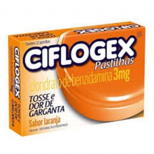 Ciflogex 3mg Sabor Laranja Com 12 Pastilhas
