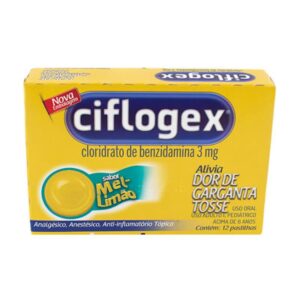 Ciflogex 3mg Sabor Mel-Limão Com 12 Pastilhas Cimed