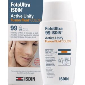 Clareador Facial Isdin FotoUltra Active Unify Fusion Fluid Color FPS 99 Com 50ml