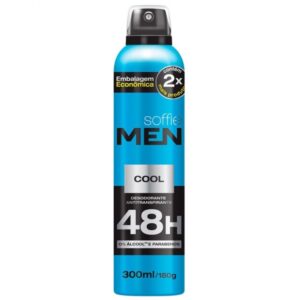 Desodorante Aerosol Soffie Men Cool Com 300ml