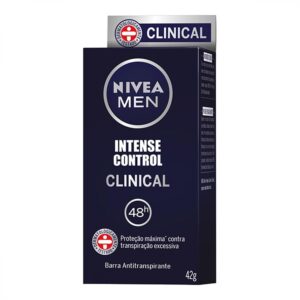 Desodorante Barra Nivea Clinical Men Intense Control Com 42g