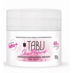 Desodorante Creme Tabu Sem Perfume Com 55g