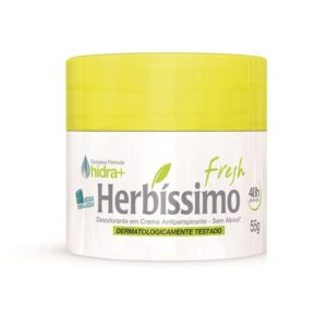 15366326790-3b8ad9a9c60063e3a8c11f400a20ab64.jpg Desodorante em Creme Herbíssimo Fresh Com 55g