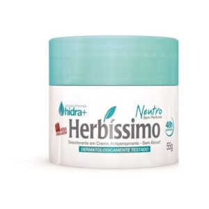 15366326800-3e4e05b3b8dbb0c6b6d4265b402af8ce-1.jpg Desodorante em Creme Herbissimo Neutro Sem Perfume Com 55g