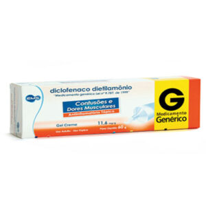 Diclofenaco Dietilamônio 11,6mg/g Gel Com 60g Ems s/a