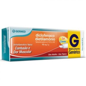 Diclofenaco Dietilamônio 11,6mg/g Gel Com 60g Germed Genéricos