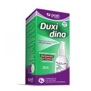 Duxidina 10mg/ml Solução Tópica Spray Com 45ml Prati Donaduzzi