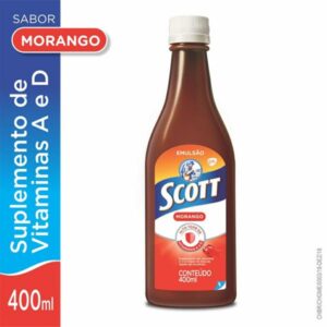 Emulsao Scott Morango Com 400ml GlaxoSmithKline